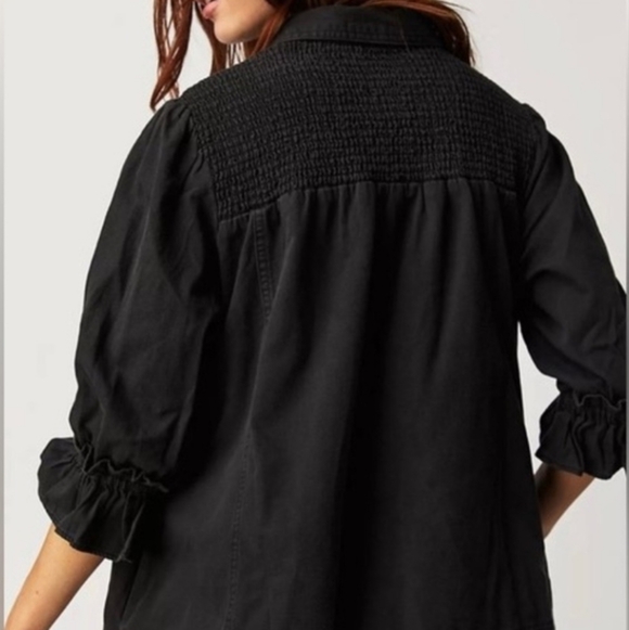 NWT Free People Vanessa Denim Tunic Dress Or Top - Picture 3 of 11